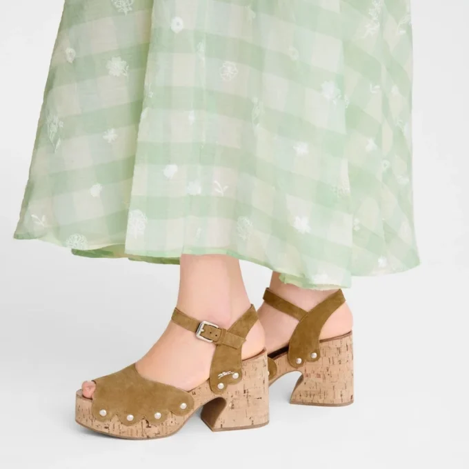 Walnut – Leather La Cigale Sandals