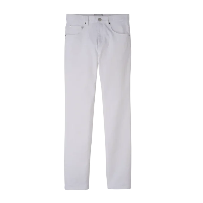 White – Gabardine Trousers