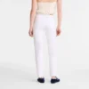 White – Gabardine Trousers