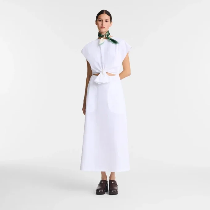 White – Popelin Dress