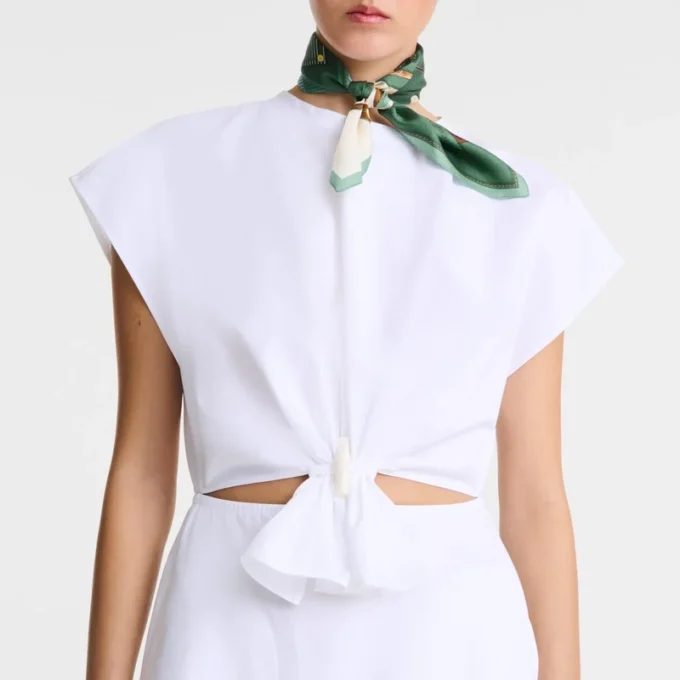White – Popelin Dress