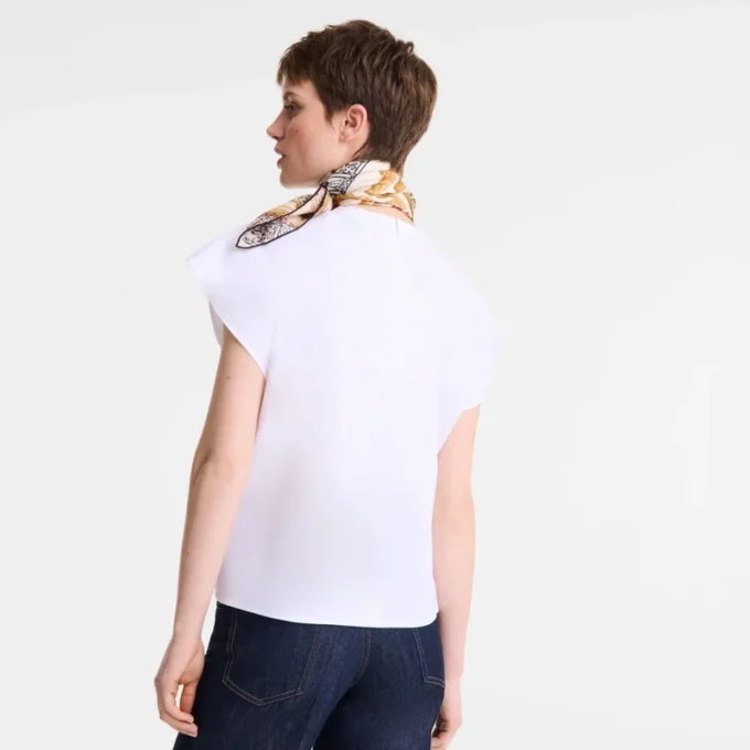 White – Popelin Top White – Popelin Top