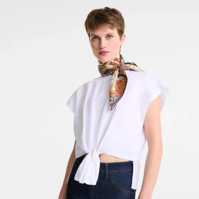 White – Popelin Top White – Popelin Top
