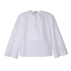 White – Poplin embroidered Blouse