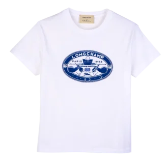 White – Printed jersey T-shirt